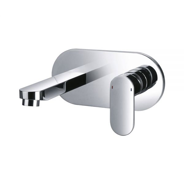 Flova Smart Chrome Wall Mounted Basin Mixer Tap