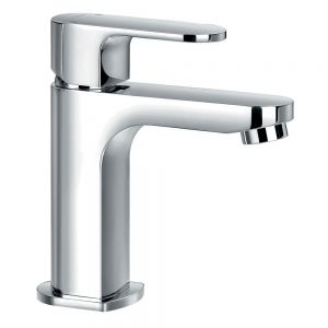 Flova Smart Chrome Mono Basin Mixer Tap with Clicker Waste