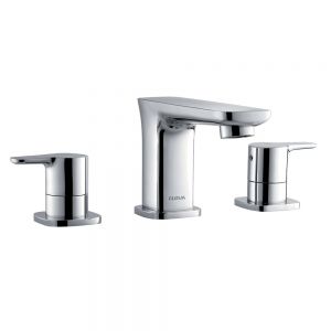 Flova Urban Chrome 3 Hole Bath Filler Tap