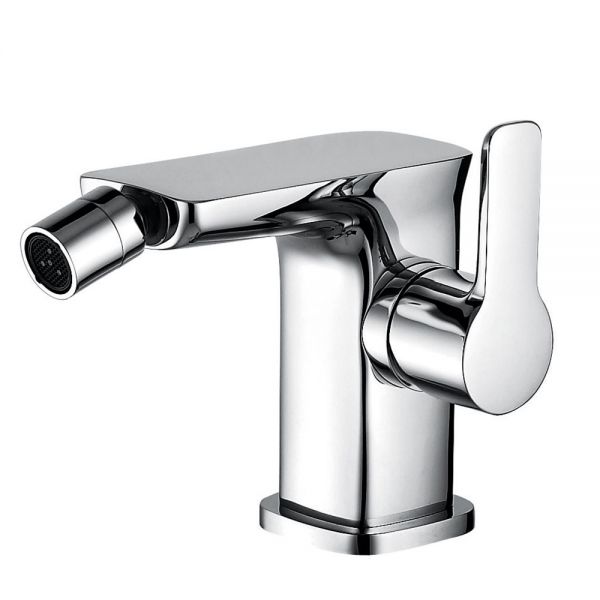 Flova Urban Chrome Bidet Mixer Tap with Clicker Waste