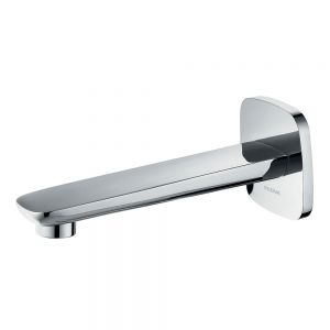 Flova Urban Chrome Wall Mounted Bath Spout