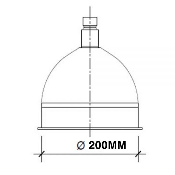 JTP Grosvenor Antique Brass 200mm Victorian Round Shower Head #2