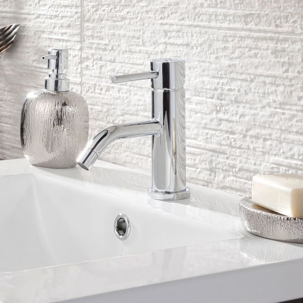 JTP Florence Chrome Round Basin Mixer Tap #3