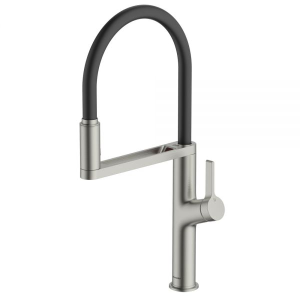 Clearwater Galex Brushed Nickel Pull Out Sensor Kitchen Sink Mixer Tap
