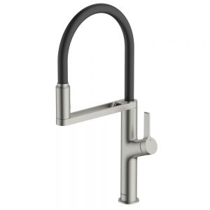 Clearwater Galex Brushed Nickel Pull Out Sensor Kitchen Sink Mixer Tap