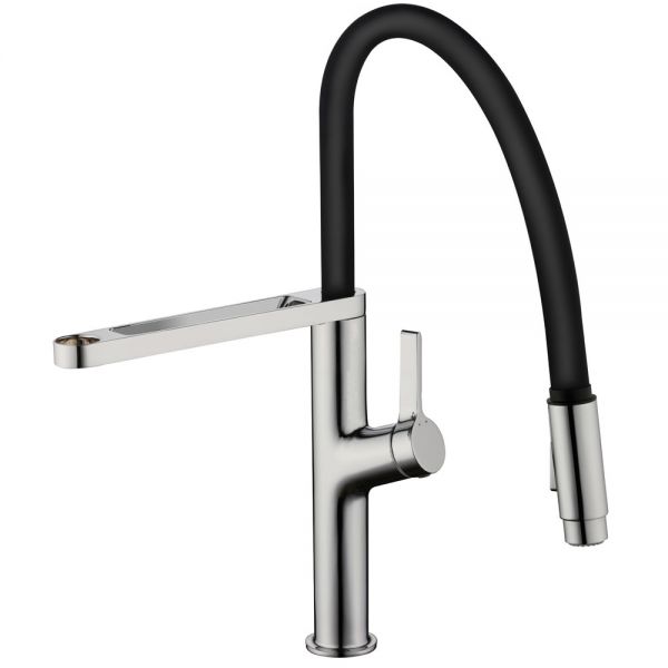 Clearwater Galex Chrome Pull Out Sensor Kitchen Sink Mixer Tap #2