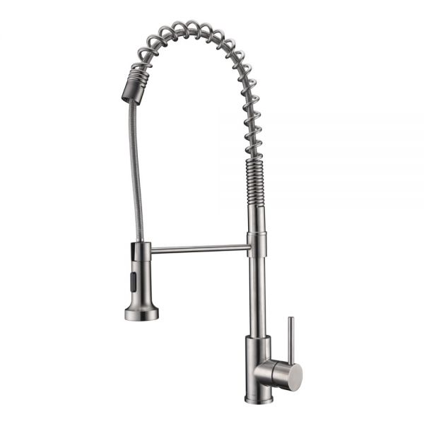 Clearwater Galaxy Single Lever Stainless Steel Polished Pull Out Kitchen Sink Mixer Tap
