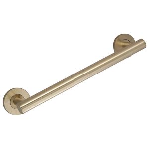 JTP Brushed Brass Straight Grab Rail 300mm