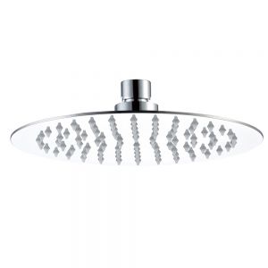 JTP Chrome 300mm Glide Extra Slim Round Shower Head
