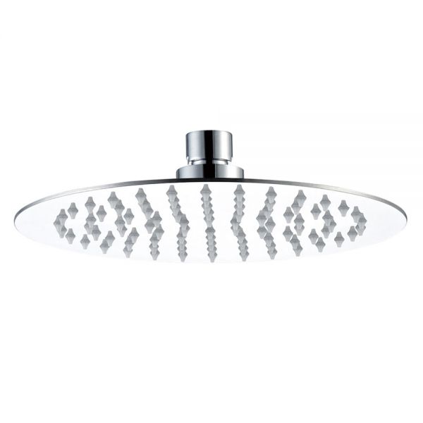 JTP Chrome 400mm Glide Extra Slim Round Shower Head