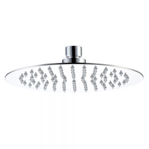 JTP Chrome 400mm Glide Extra Slim Round Shower Head