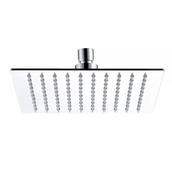 JTP Chrome 400mm Glide Extra Slim Square Shower Head