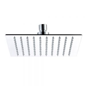 JTP Chrome 400mm Glide Extra Slim Square Shower Head