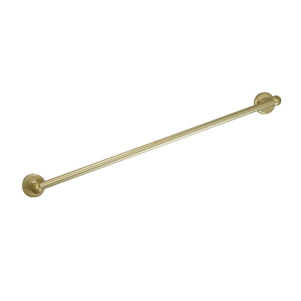 JTP Grosvenor Brushed Brass Towel Holder 635mm
