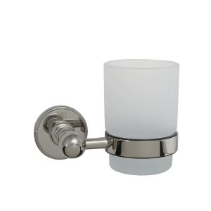 JTP Grosvenor Nickel Wall Mounted Tumbler Holder