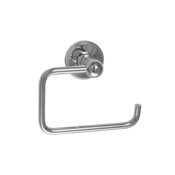 JTP Grosvenor Chrome Wall Mounted Toilet Roll Holder