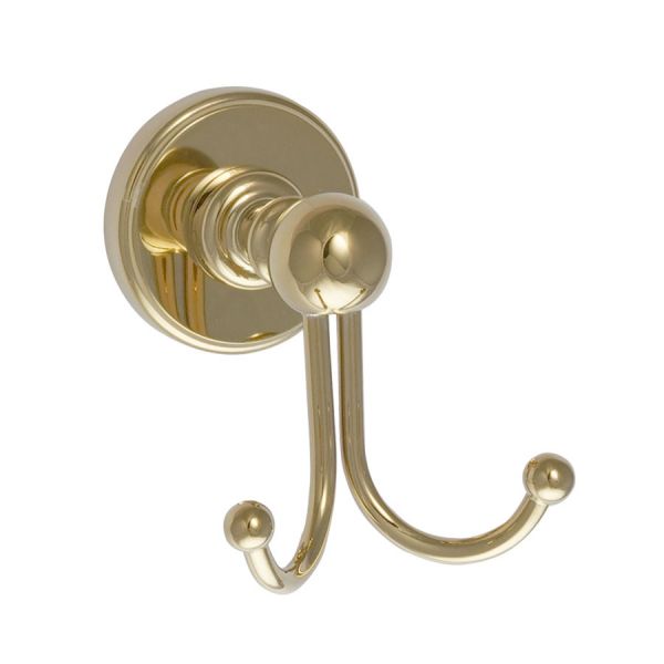 JTP Grosvenor Polished Gold Robe Hook