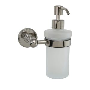 JTP Grosvenor Nickel Wall Mounted Soap Dispenser