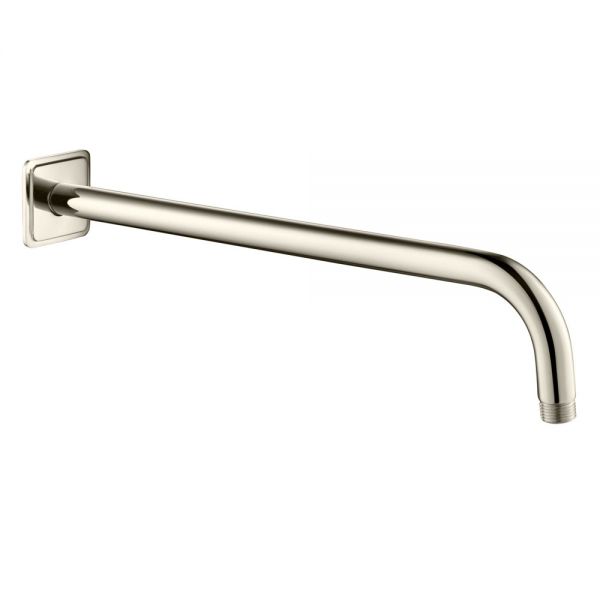 JTP Grosvenor Nickel 400mm Round Wall Mounted Shower Arm
