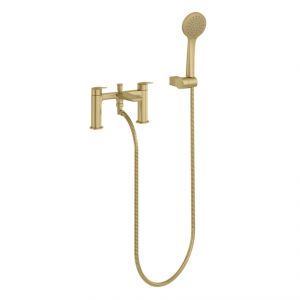 Britton Greenwich Brushed Brass Bath Shower Mixer Tap