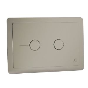 JTP Grosvenor Nickel Dual Flush Plate