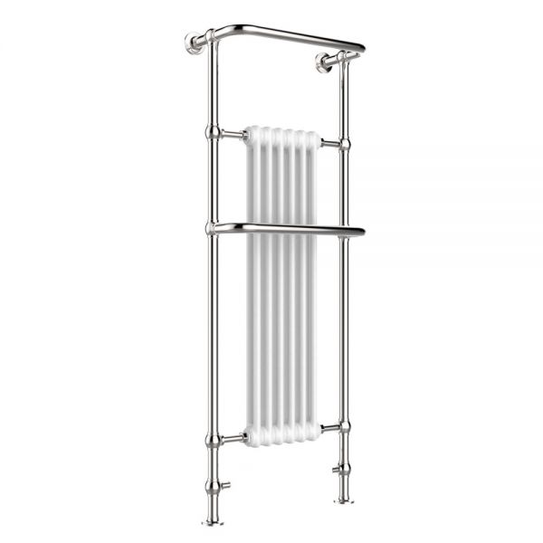 JTP Grosvenor 1500 x 574 Chrome Traditional Towel Radiator