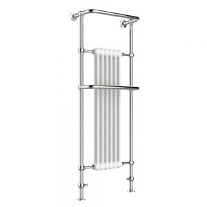 JTP Grosvenor 1500 x 574 Chrome Traditional Towel Radiator
