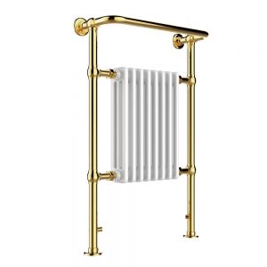 JTP Grosvenor 963 x 673 Antique Brass Traditional Towel Radiator