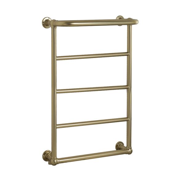 JTP Grosvenor Brushed Brass 1193 x 600 Towel Rail