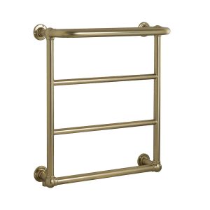 JTP Grosvenor Brushed Brass 720 x 600 Towel Rail