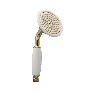 JTP Grosvenor Polished Gold Single Function Shower Handset