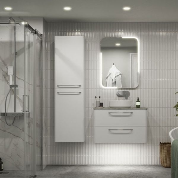 Moods Gabwell Grey Gloss 500 Floor Standing WC Unit #2