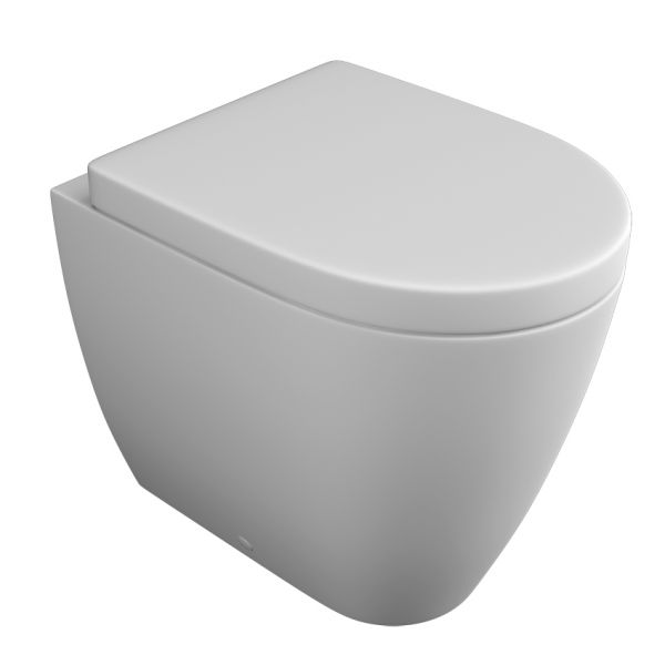 Kartell Genoa Back To Wall WC with Soft Close Toilet Seat