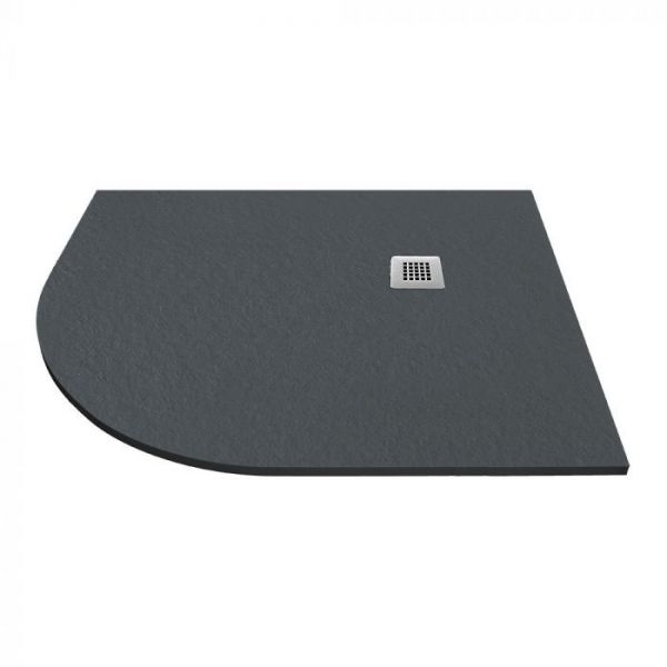 Tissino Giorgio2 1200 x 800 Offset Quadrant Left Hand Slate Effect Shower Tray