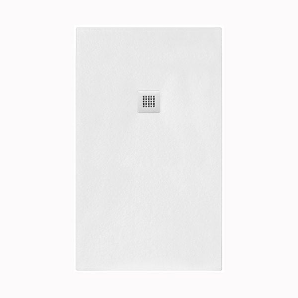 Tissino Giorgio2 1800 x 700 Rectangular White Slate Effect Shower Tray