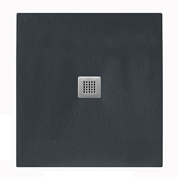 Tissino Giorgio2 800 x 800 Square Slate Effect Shower Tray