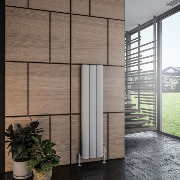 Eastbrook Guardia 1200 x 280 Matt Grey Aluminium Designer Radiator #2