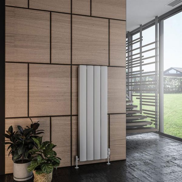 Eastbrook Guardia 1200 x 375 Matt Grey Aluminium Designer Radiator #2