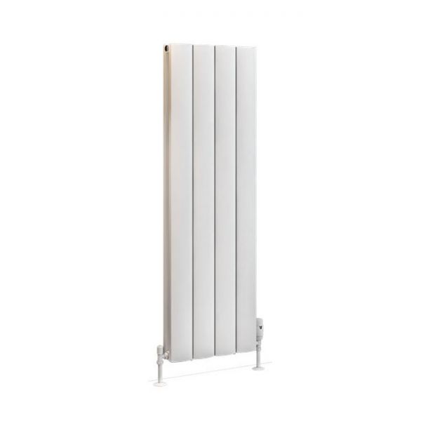 Eastbrook Guardia 1200 x 375 Matt White Aluminium Designer Radiator