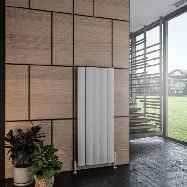 Eastbrook Guardia 1200 x 470 Matt Grey Aluminium Designer Radiator #2