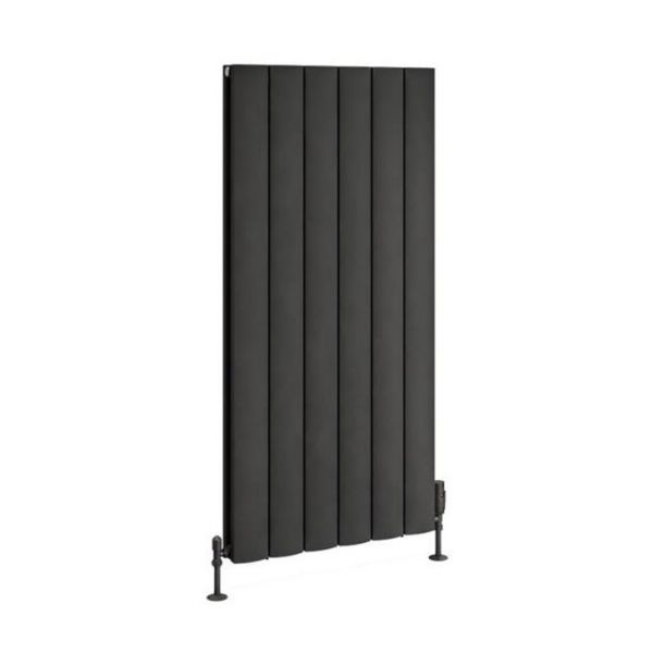 Eastbrook Guardia 1200 x 565 Matt Anthracite Aluminium Designer Radiator