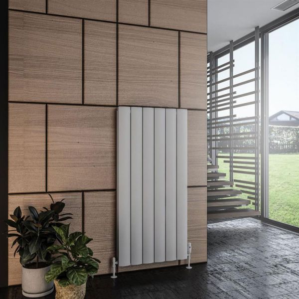 Eastbrook Guardia 1200 x 565 Matt Grey Aluminium Designer Radiator #2