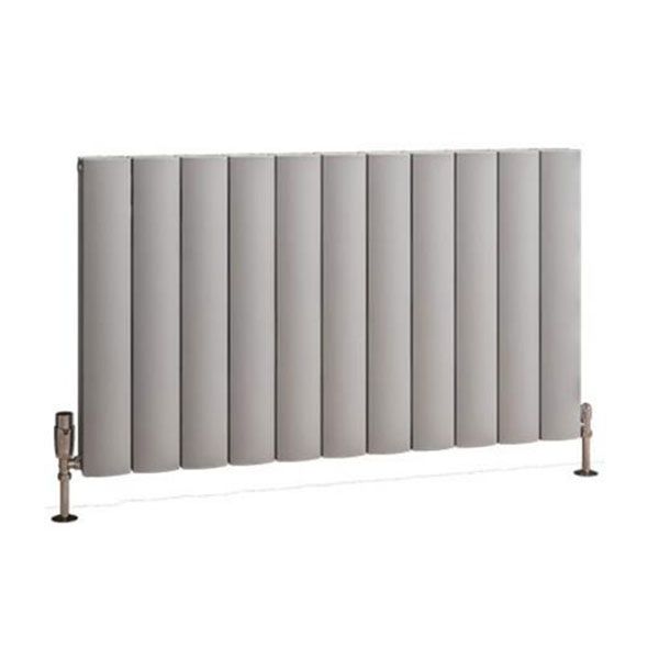 Eastbrook Guardia 600 x 1040 Matt Grey Aluminium Designer Radiator