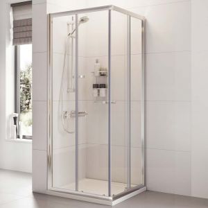 Roman Showers Haven 6 Corner Entry Sliding Enclosure 900 x 900mm