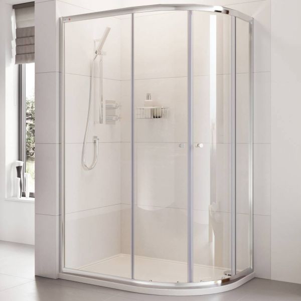 Roman Showers Haven 6 Double Door Offset Quadrant Enclosure 1200 x 900mm