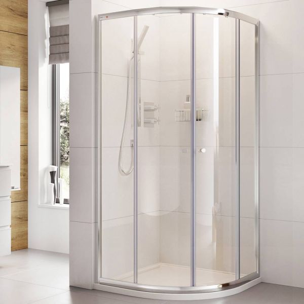 Roman Showers Haven 6 Double Door Offset Quadrant Enclosure 900 x 800mm