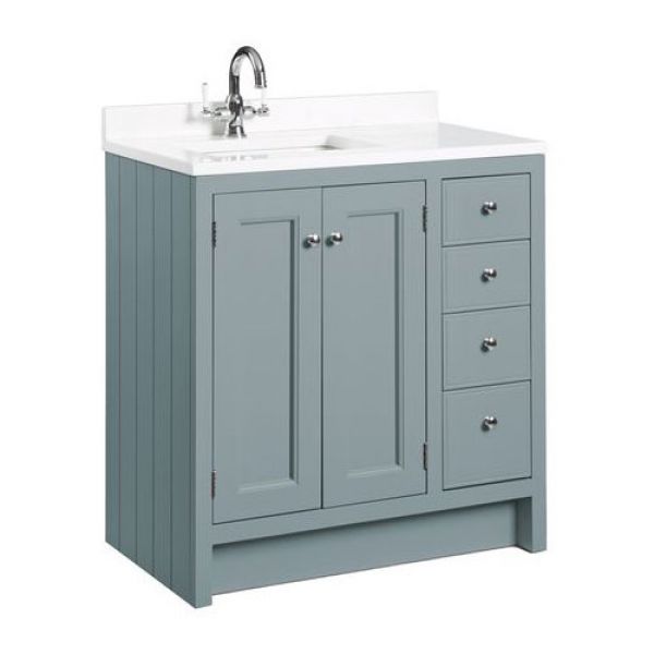 Roper Rhodes Hampton Agave 800 Vanity Unit and Underslung Basin