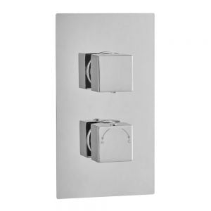 Hartland Square Single Outlet Thermostatic Shower Valve