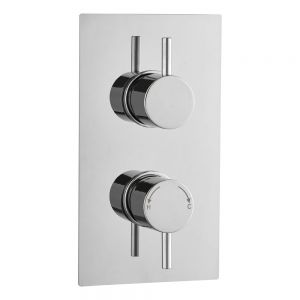 Hartland Round Dual Outlet Thermostatic Shower Valve