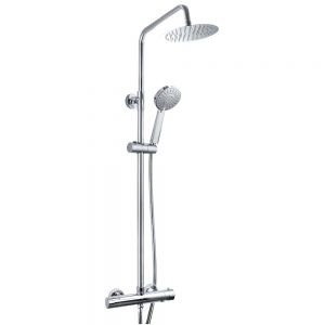 Hartland Plumb Essentials Round Thermostatic Shower Kit